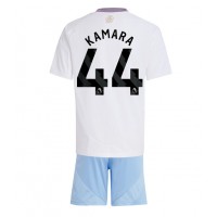 Camisa de Futebol Aston Villa Boubacar Kamara #44 Equipamento Secundário Infantil 2024-25 Manga Curta (+ Calças curtas)